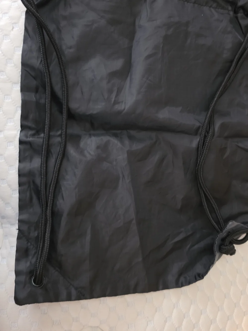 Nike Black and Gray Phantom Drawstring Bag